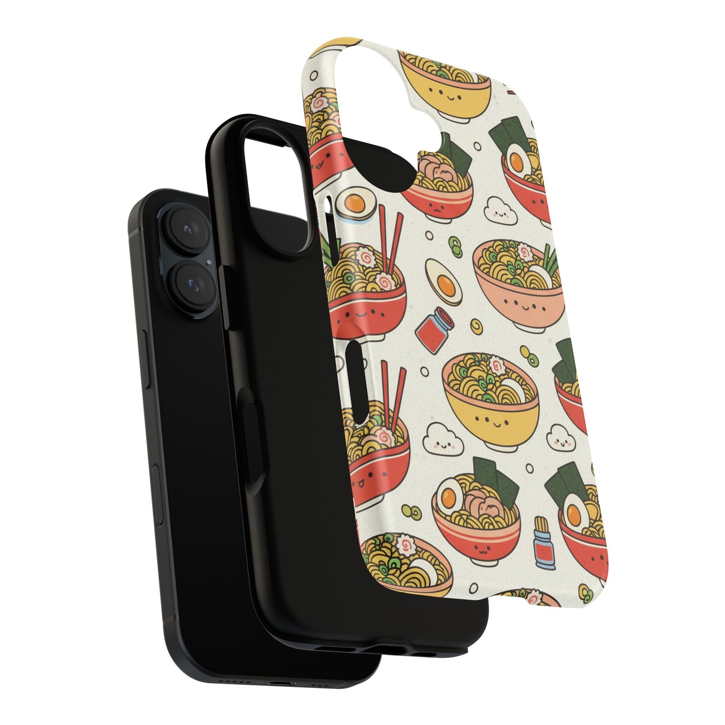 Kawaii Ramen Phone Case – Cute Japanese Food Pattern | Noodle Bowl Aesthetic Case