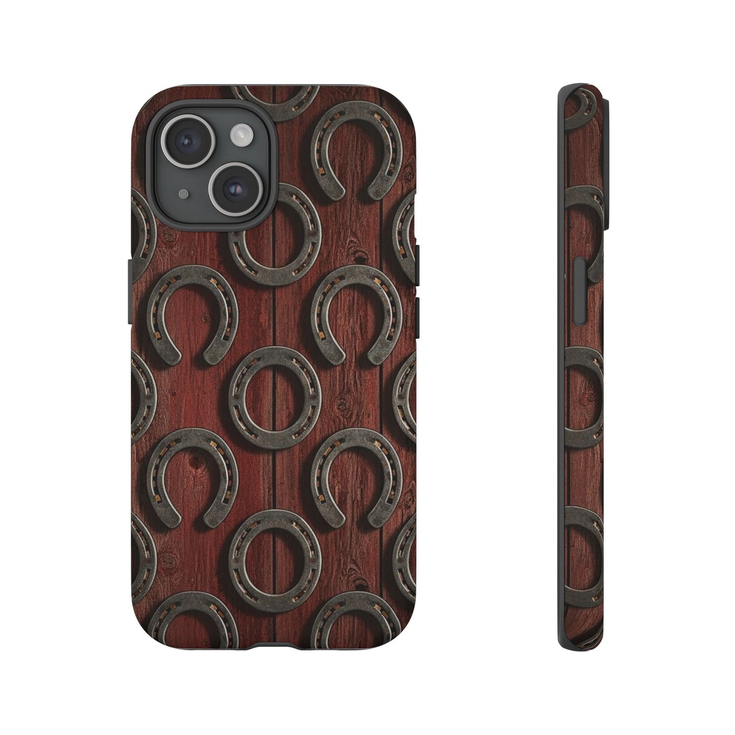 Rustic Horseshoe Western Phone Case – Cowboy Country Ranch Tough Case