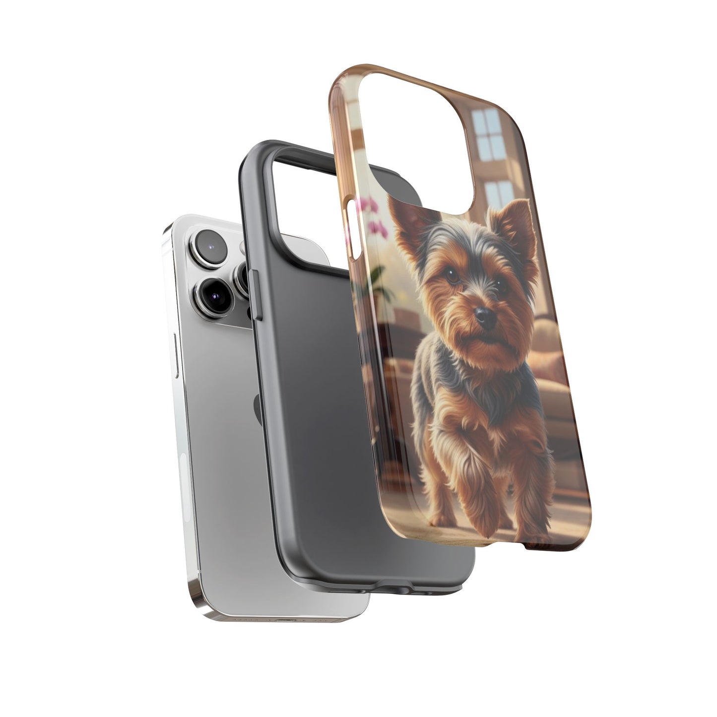 Yorkshire Terrier Phone Case – Cute Yorkie Puppy Tough Case (iPhone, Samsung, Pixel)