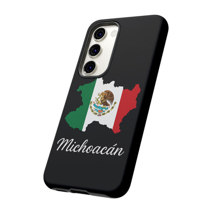 Michoacán Mexico Flag Map Phone Case | Mexican American Pride Tough Case for iPhone & Samsung
