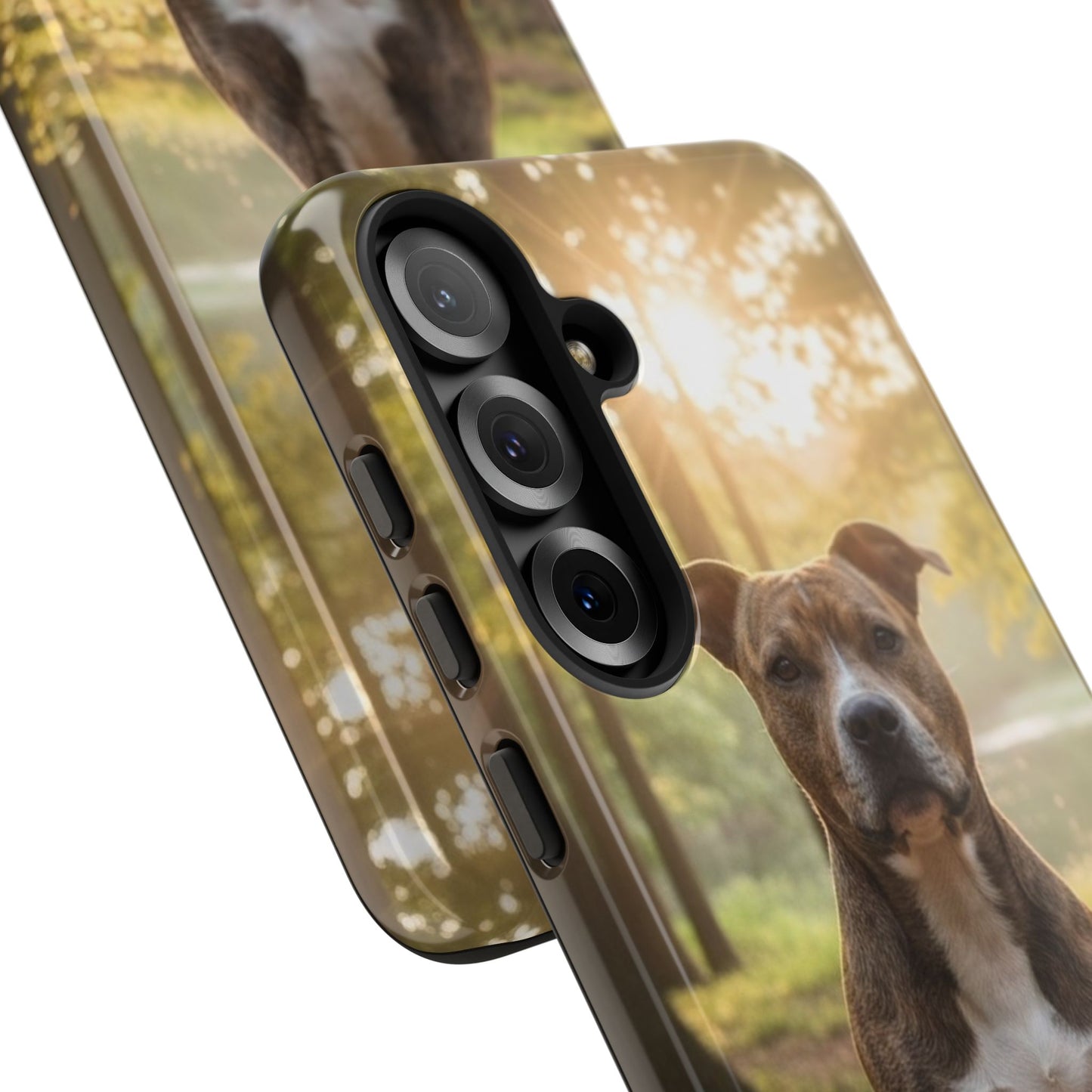 Pit Bull Phone Case – Dog Portrait Tough Case (iPhone, Samsung, Pixel)