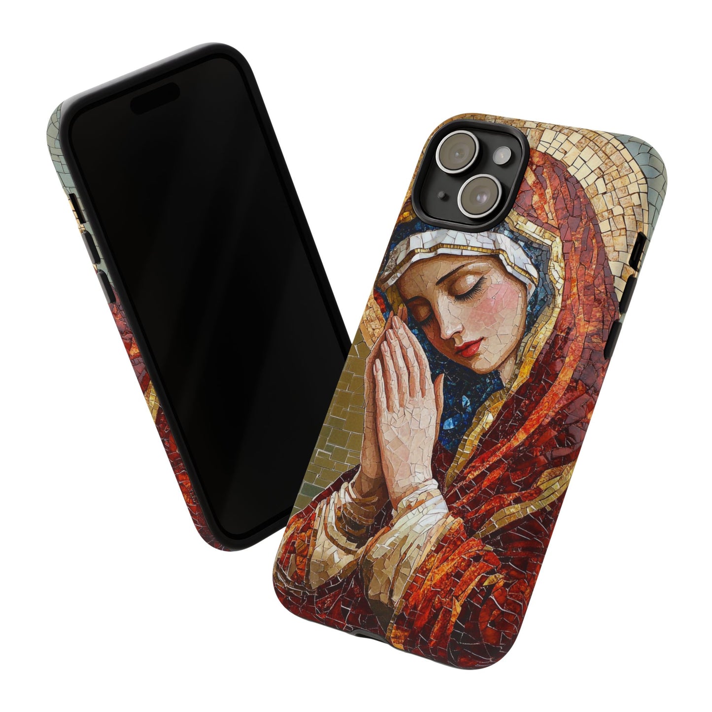 Virgin Mary Phone Case, Catholic Phone Case, Christian Aesthetic Case, Religious iPhone Case, Saint Art Case, Faith Gift