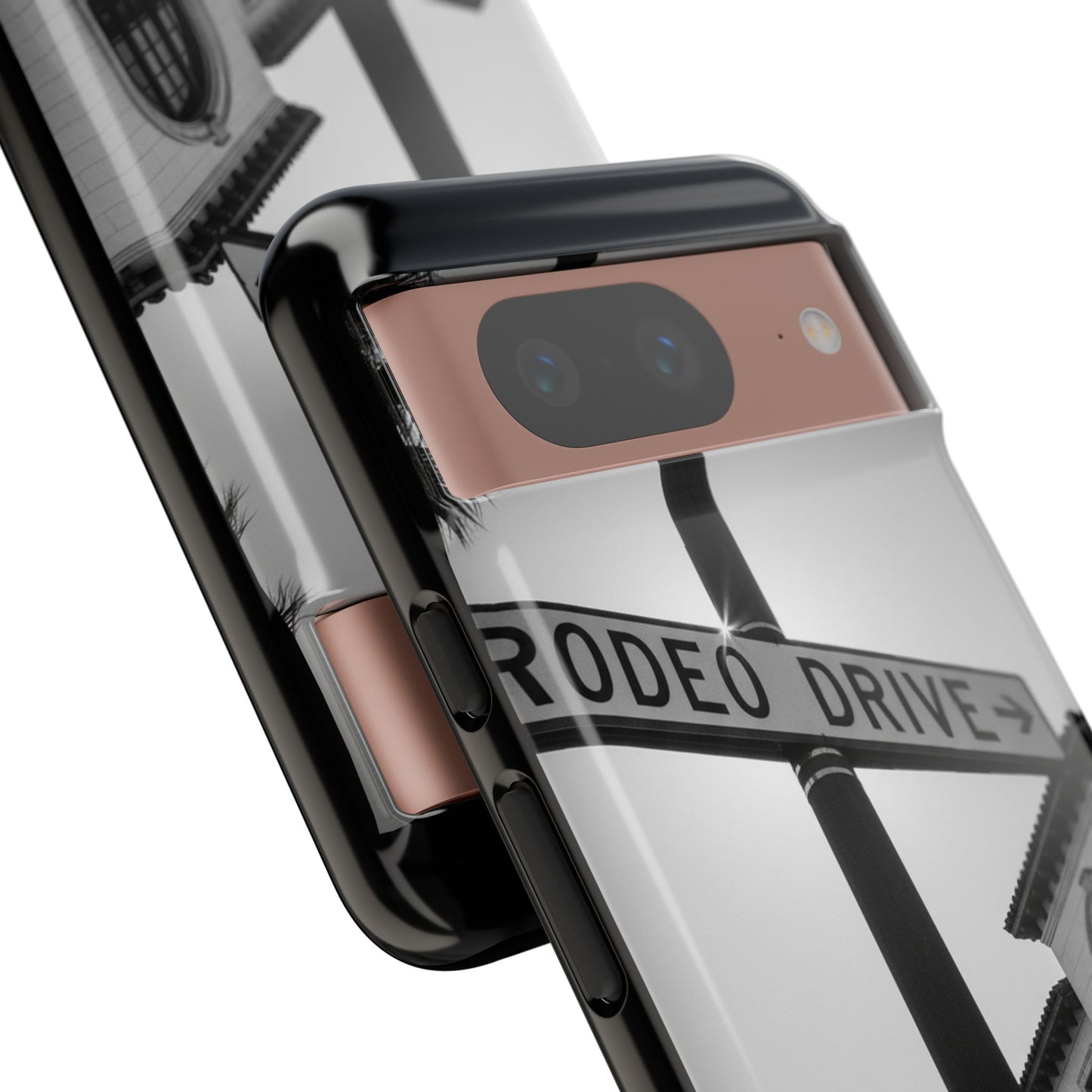Rodeo Drive Phone Case | Los Angeles Aesthetic Black & White Photography | Luxury LA Street Tough Case for iPhone & Samsung