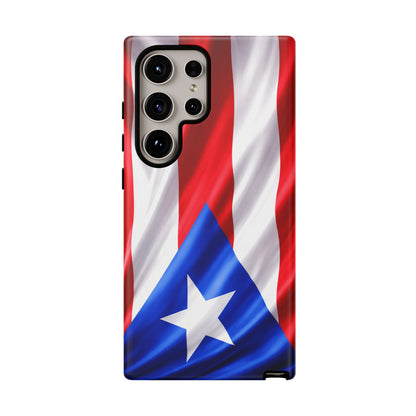Puerto Rico Flag Phone Case | Boricua Pride Tough Case | Puerto Rican Flag Protective Cover for iPhone & Samsung