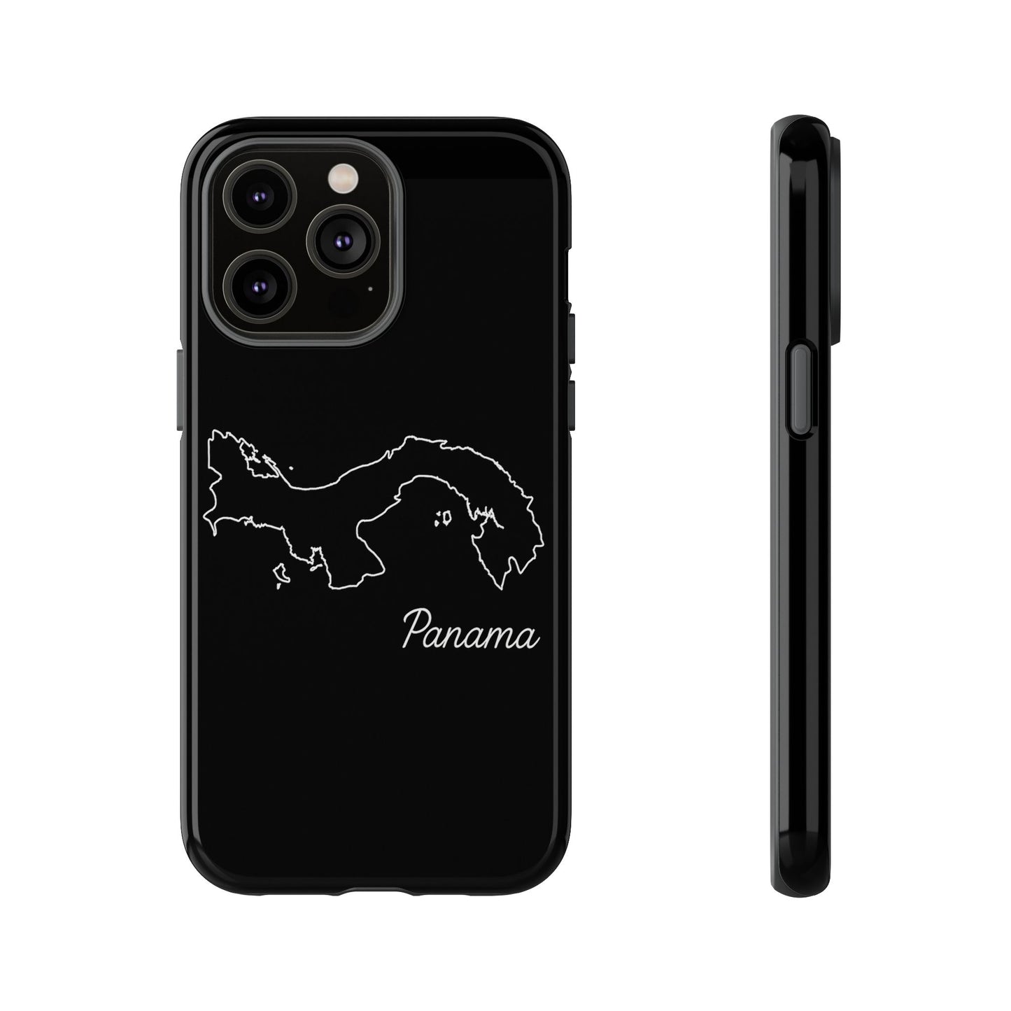 Panama Outline Phone Case – Minimal Country Map Tough Case (iPhone, Samsung, Pixel)