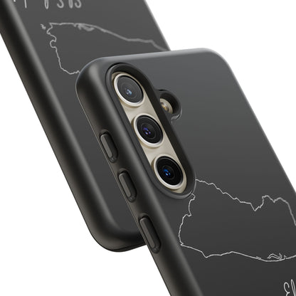 El Salvador Outline Phone Case – Minimal Country Map Tough Case (iPhone, Samsung, Pixel)