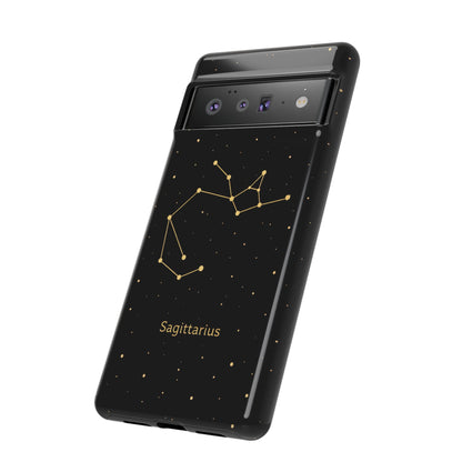 Sagittarius Zodiac Constellation Phone Case – Luxe Gold Celestial Cover
