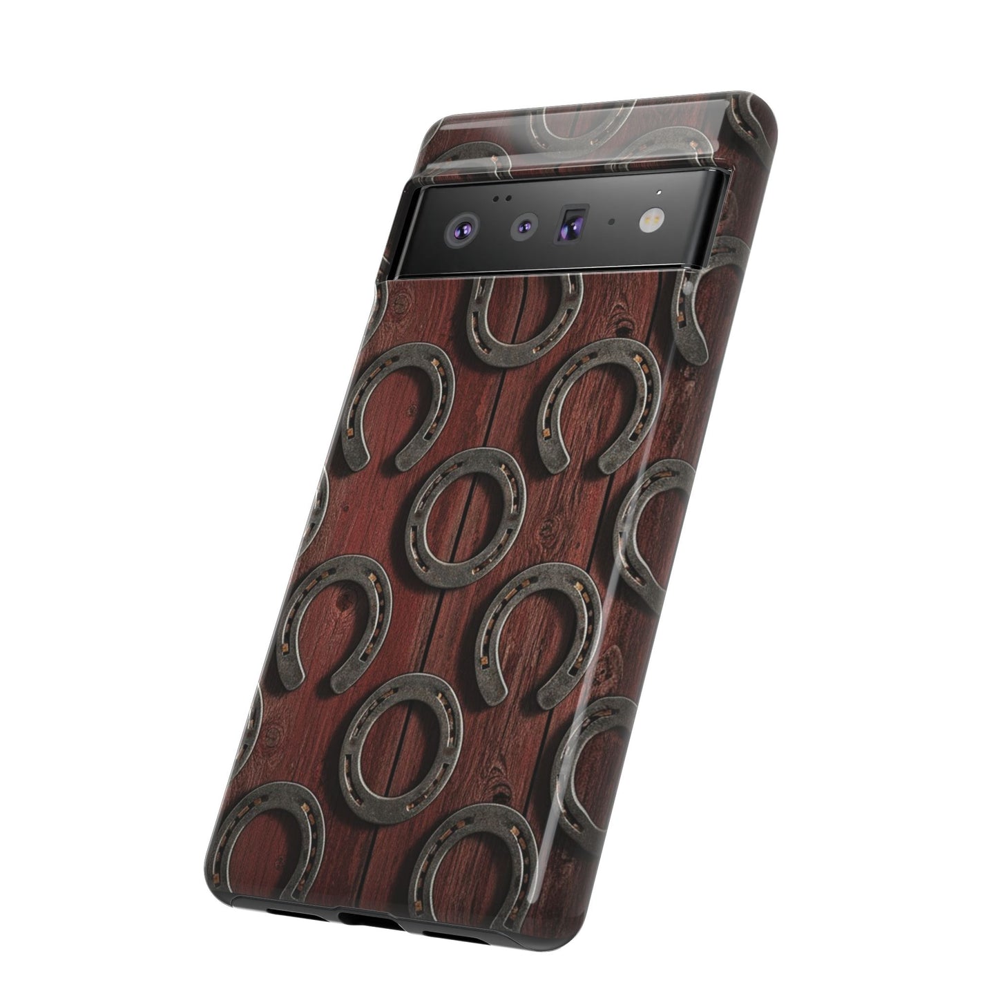 Rustic Horseshoe Western Phone Case – Cowboy Country Ranch Tough Case