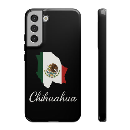Chihuahua Mexico Flag Map Phone Case | Mexican American Pride Tough Case for iPhone & Samsung
