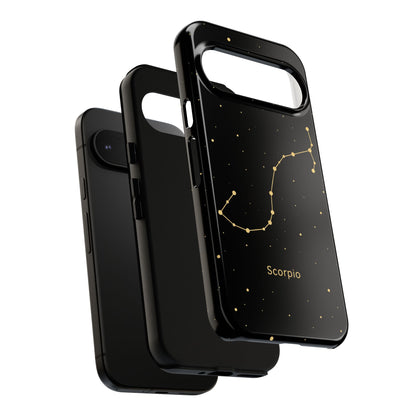 Scorpio Zodiac Constellation Phone Case – Luxe Gold Celestial Cover