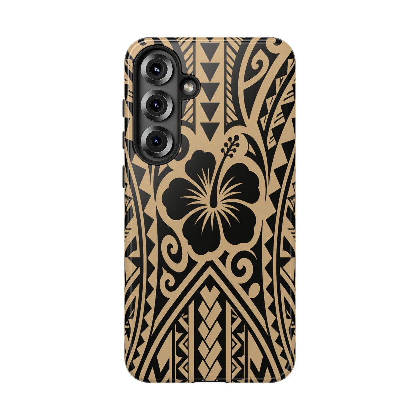 Polynesian Tribal Hawaiin Hibiscus Phone Case for iPhone Samsung Galaxy