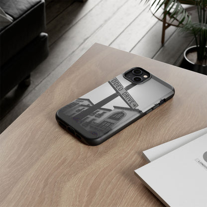 Rodeo Drive Phone Case | Los Angeles Aesthetic Black & White Photography | Luxury LA Street Tough Case for iPhone & Samsung