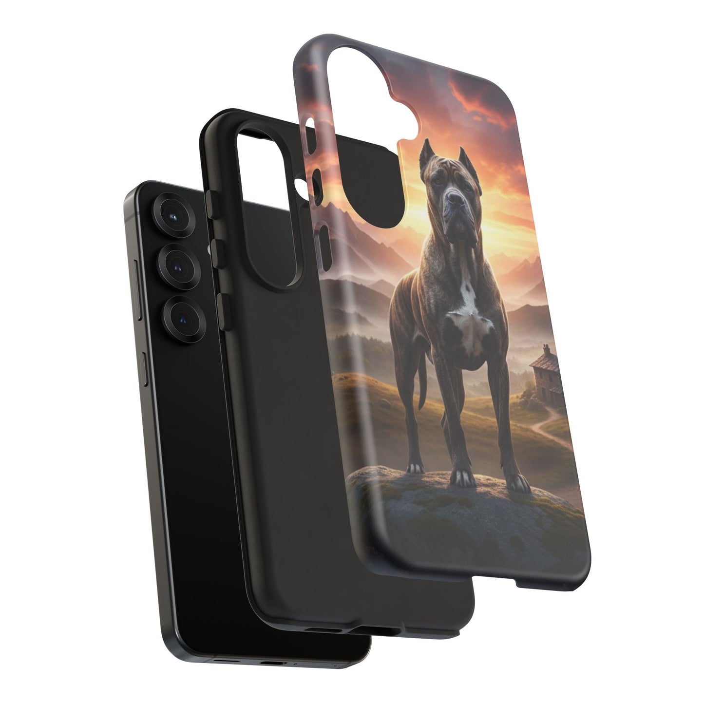 Cane Corso Phone Case – Guard Dog Sunset Tough Case (iPhone, Samsung, Pixel) | Dog Lover Gift