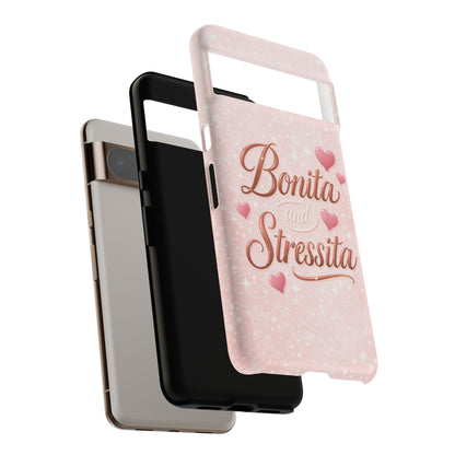 Bonita Stressita Phone Case Cute Latina Aesthetic Pink Coquette Case