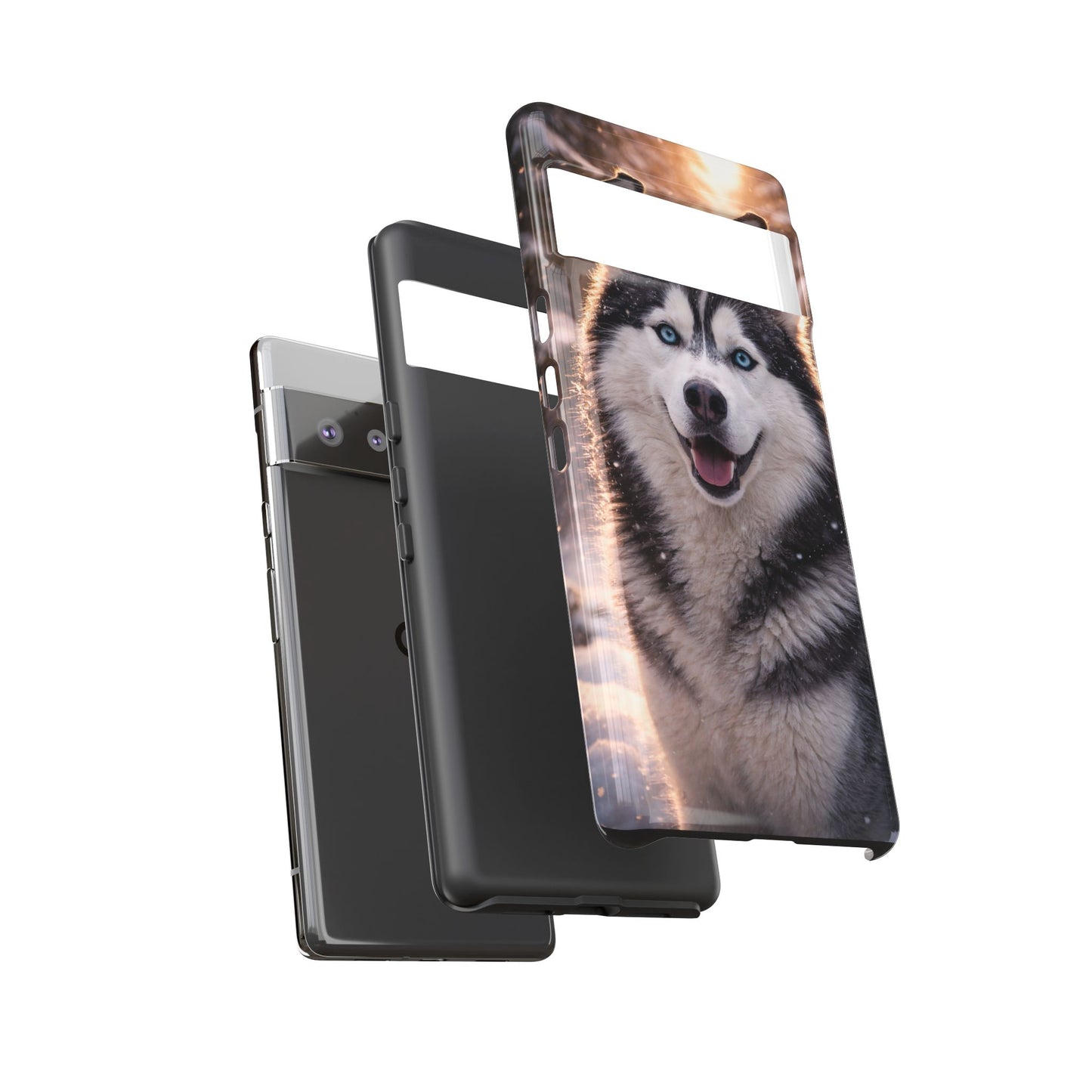 Siberian Husky Tough Phone Case | Blue Eyes Dog Cover Protective iPhone Case