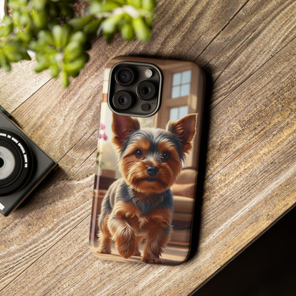Yorkshire Terrier Phone Case – Cute Yorkie Puppy Tough Case (iPhone, Samsung, Pixel)