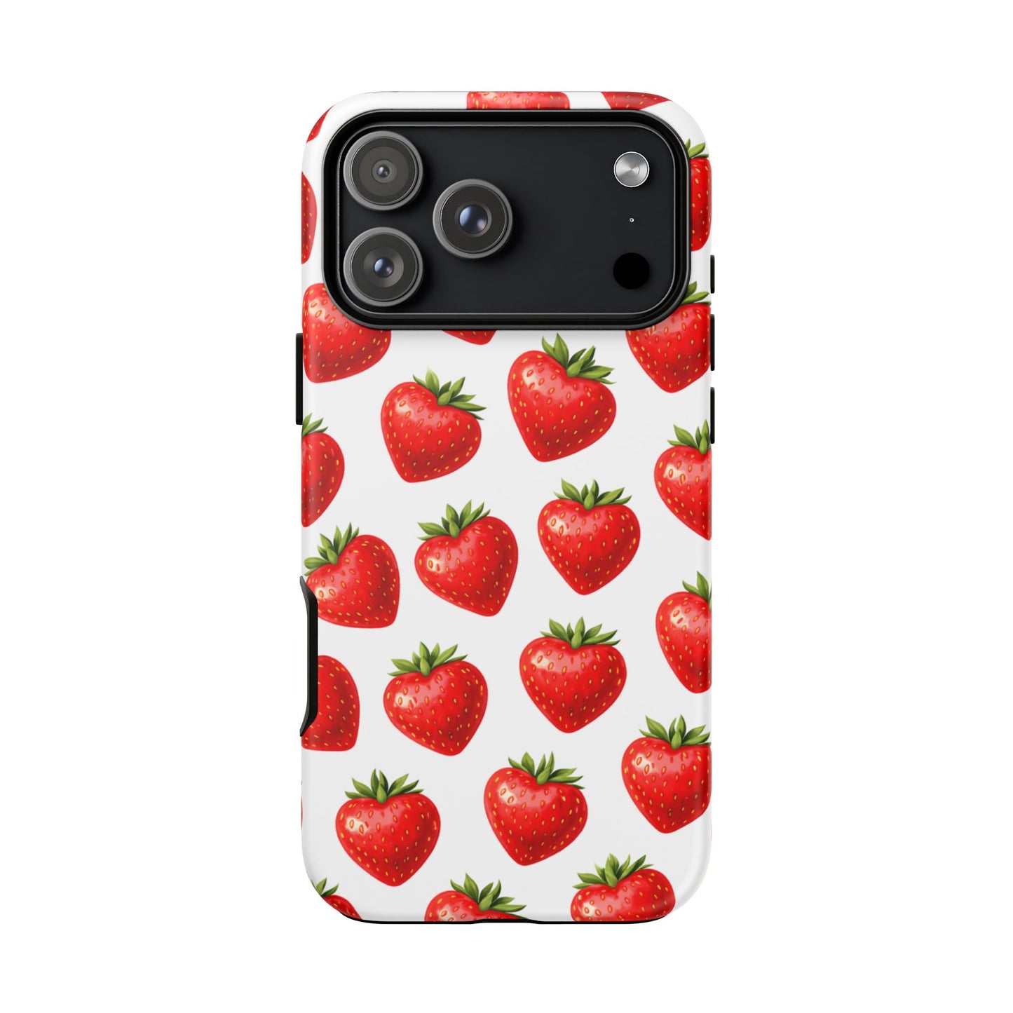 Cute Strawberry Phone Case – Aesthetic Fruit Pattern Protective Cover for Iphone, Samsung Galaxy and Pixel