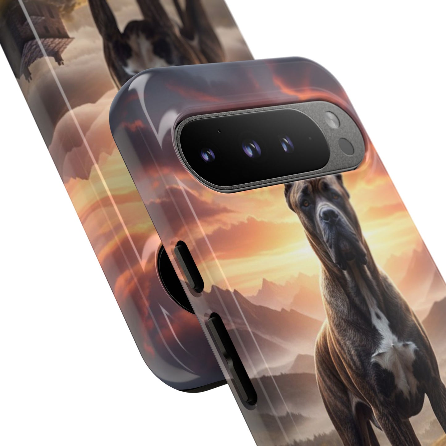 Cane Corso Phone Case – Guard Dog Sunset Tough Case (iPhone, Samsung, Pixel) | Dog Lover Gift