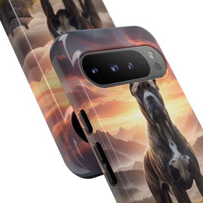 Cane Corso Phone Case – Guard Dog Sunset Tough Case (iPhone, Samsung, Pixel) | Dog Lover Gift