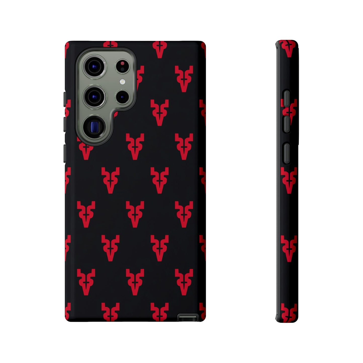 Mazatlán Bull Phone Case – Black Red Streetwear Tough Shockproof Cover