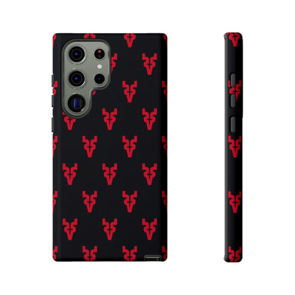 Mazatlán Bull Phone Case – Black Red Streetwear Tough Shockproof Cover