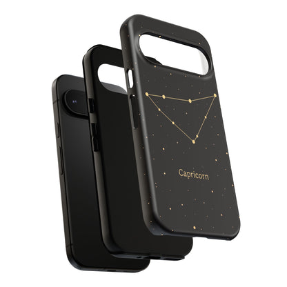 Capricorn Zodiac Constellation Phone Case – Luxe Gold Celestial Cover