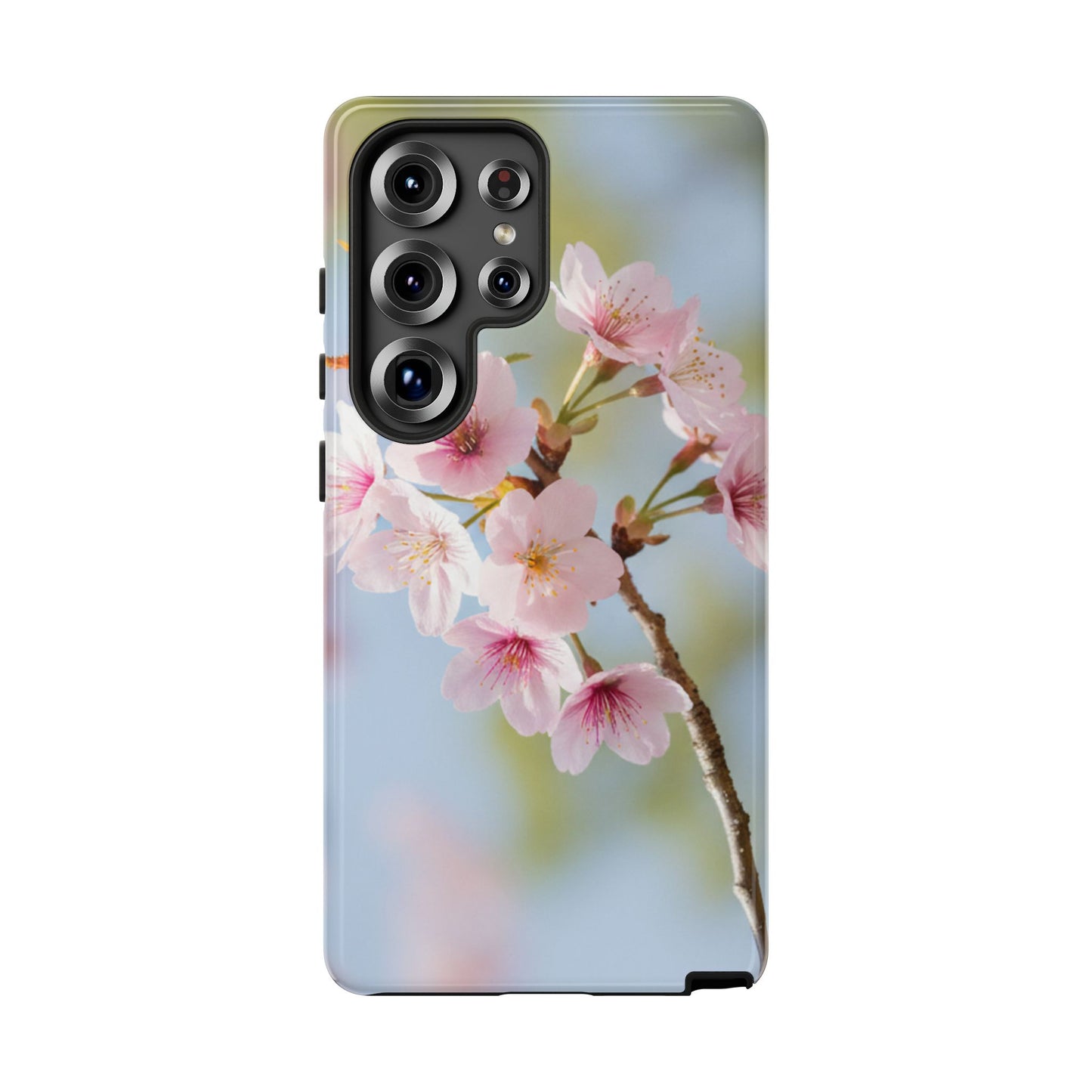 Cherry Blossom Phone Case – Pink Floral Tough Case (iPhone, Samsung Galaxy, Pixel)