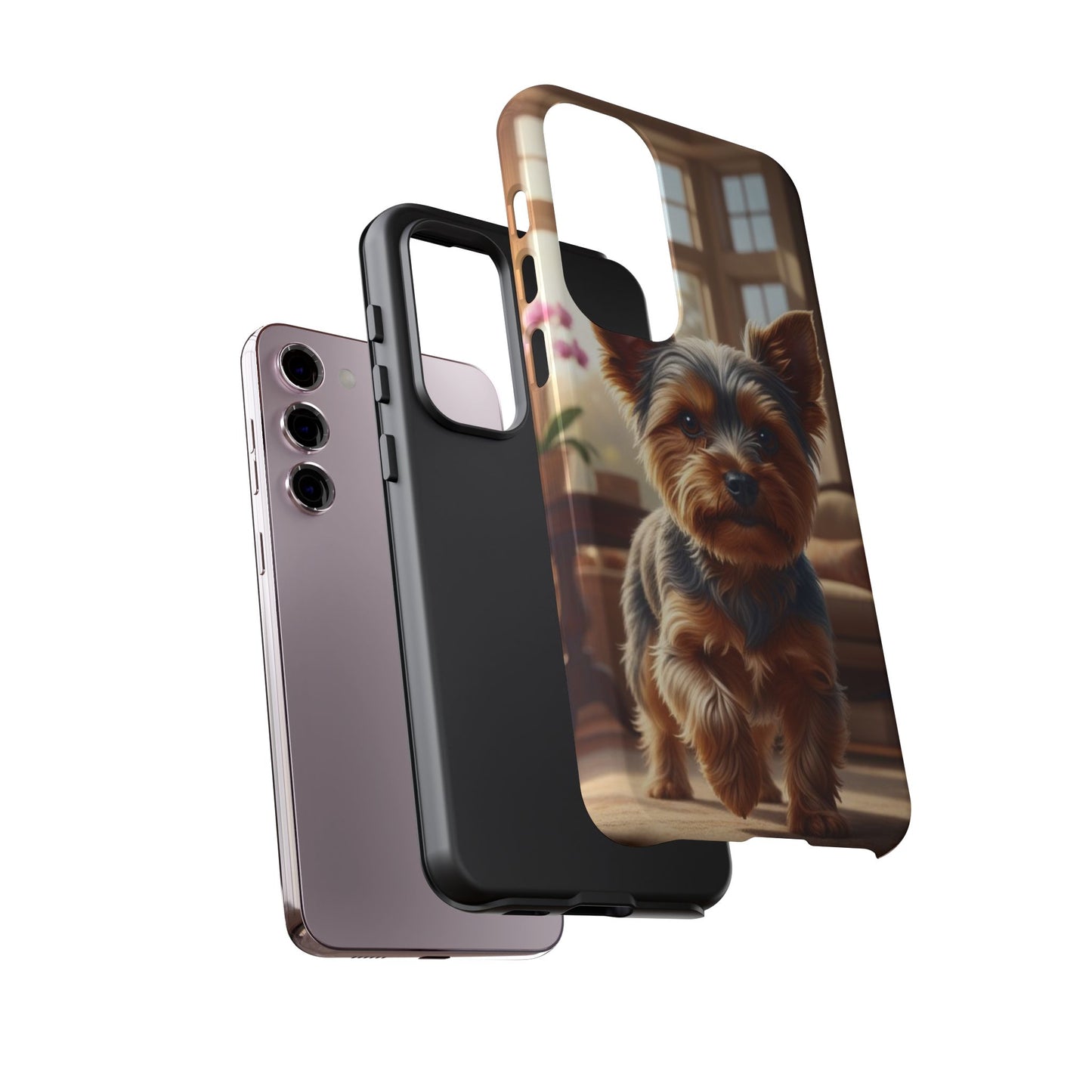 Yorkshire Terrier Phone Case – Cute Yorkie Puppy Tough Case (iPhone, Samsung, Pixel)