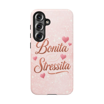 Bonita Stressita Phone Case Cute Latina Aesthetic Pink Coquette Case