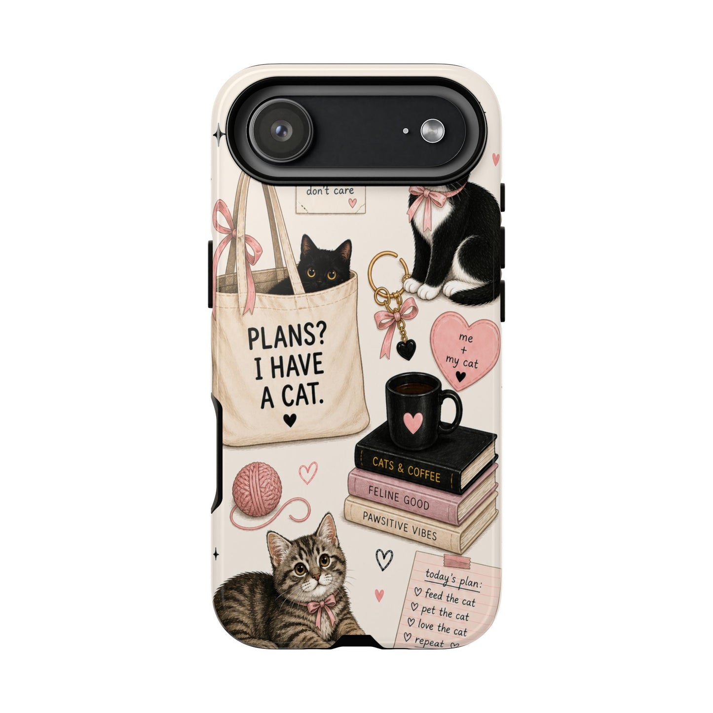 Cat Lover Phone Case | Plans? I Have A Cat Cute Aesthetic Cover