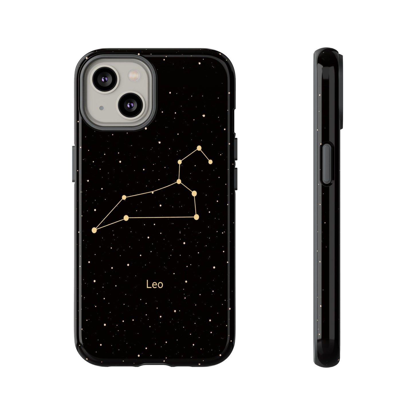 Leo Zodiac Constellation Phone Case – Luxe Gold Celestial Cover