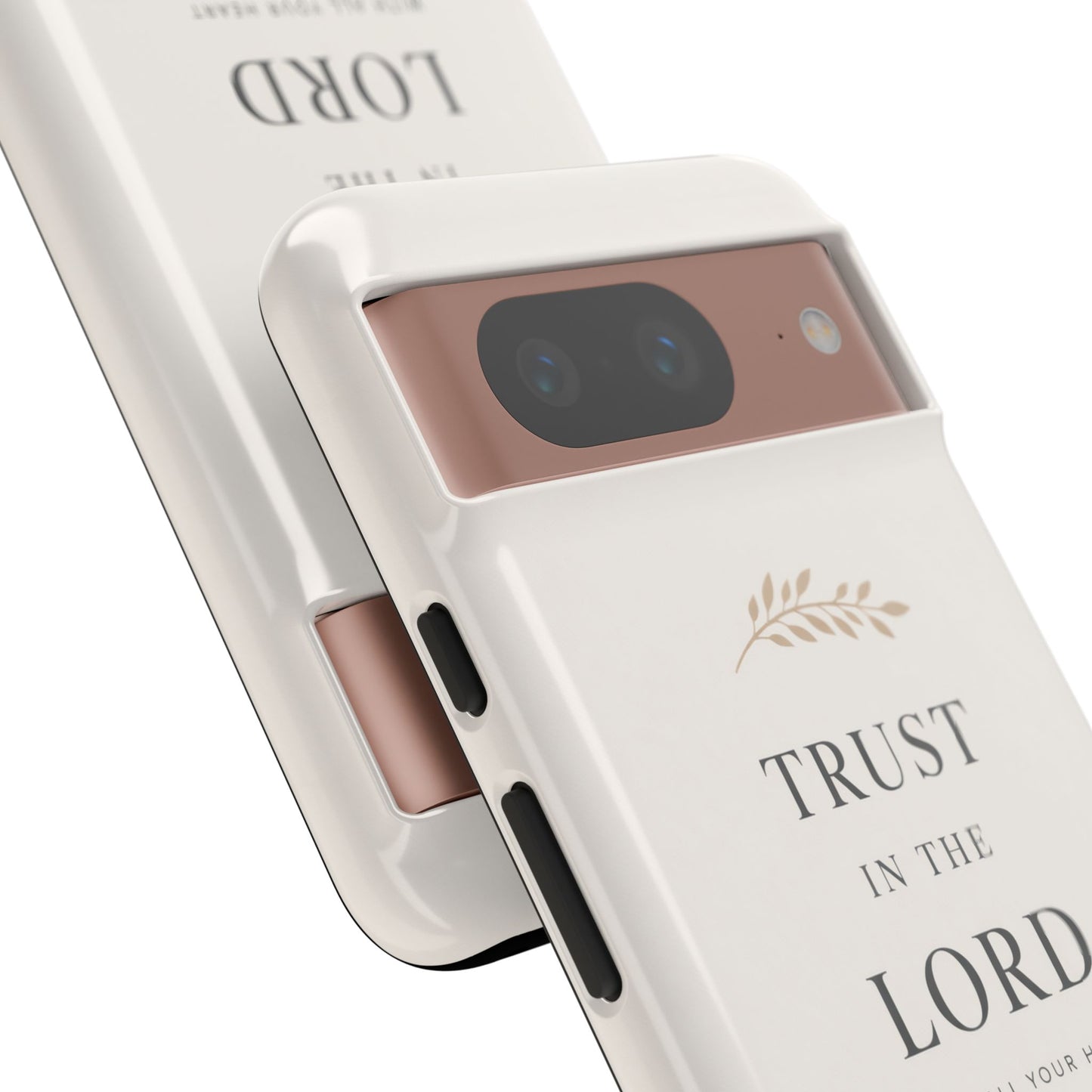 Proverbs 3:5 Christian Phone Case Trust in the Lord Minimalist Faith Cover