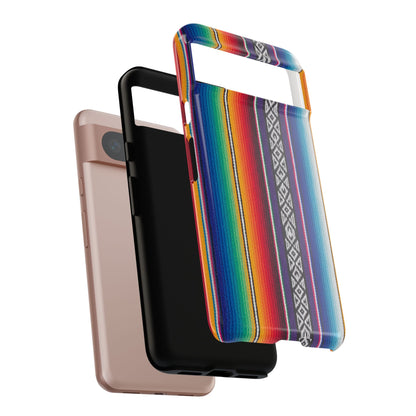 Serape Stripe Phone Case – Colorful Mexican Blanket Pattern Tough Case