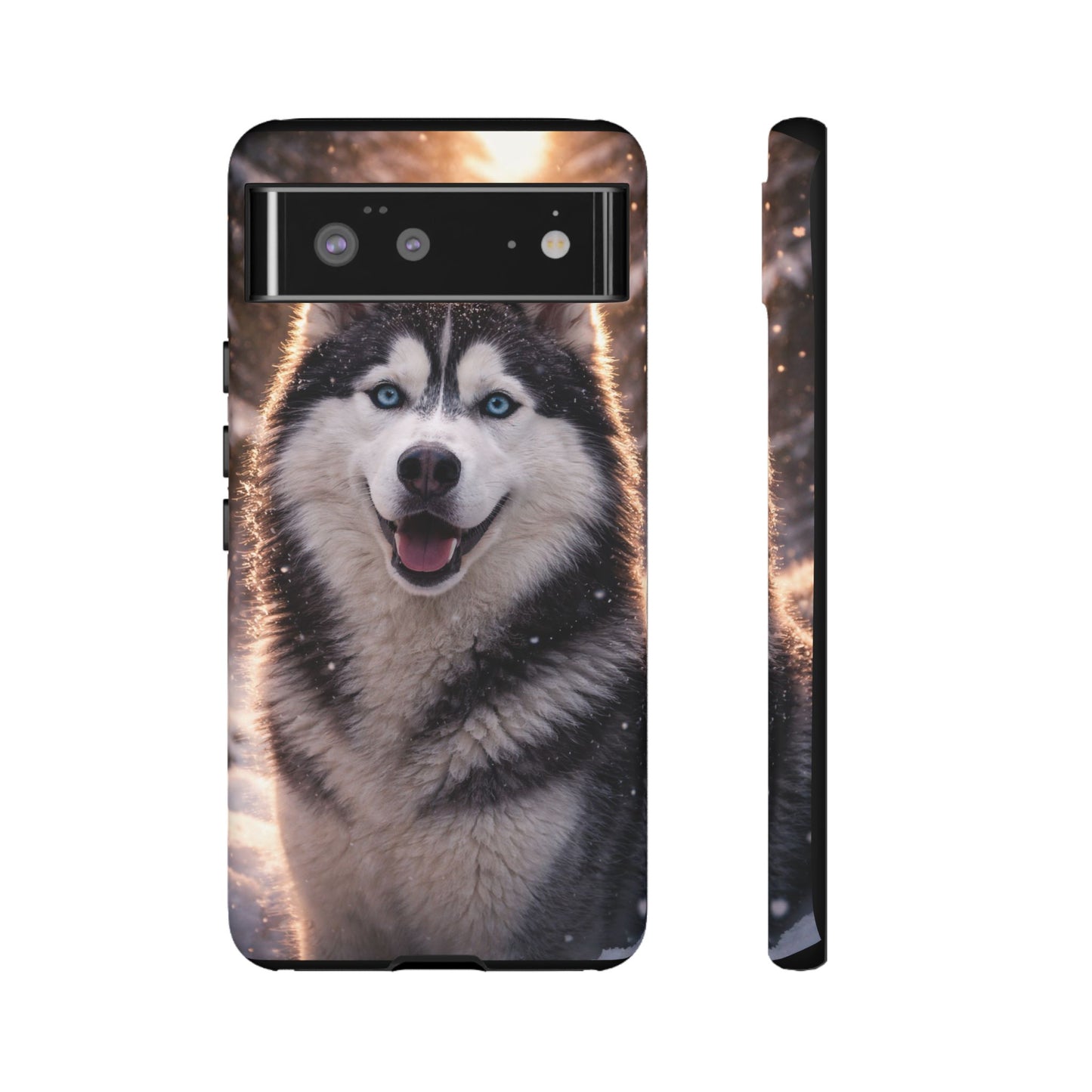 Siberian Husky Tough Phone Case | Blue Eyes Dog Cover Protective iPhone Case