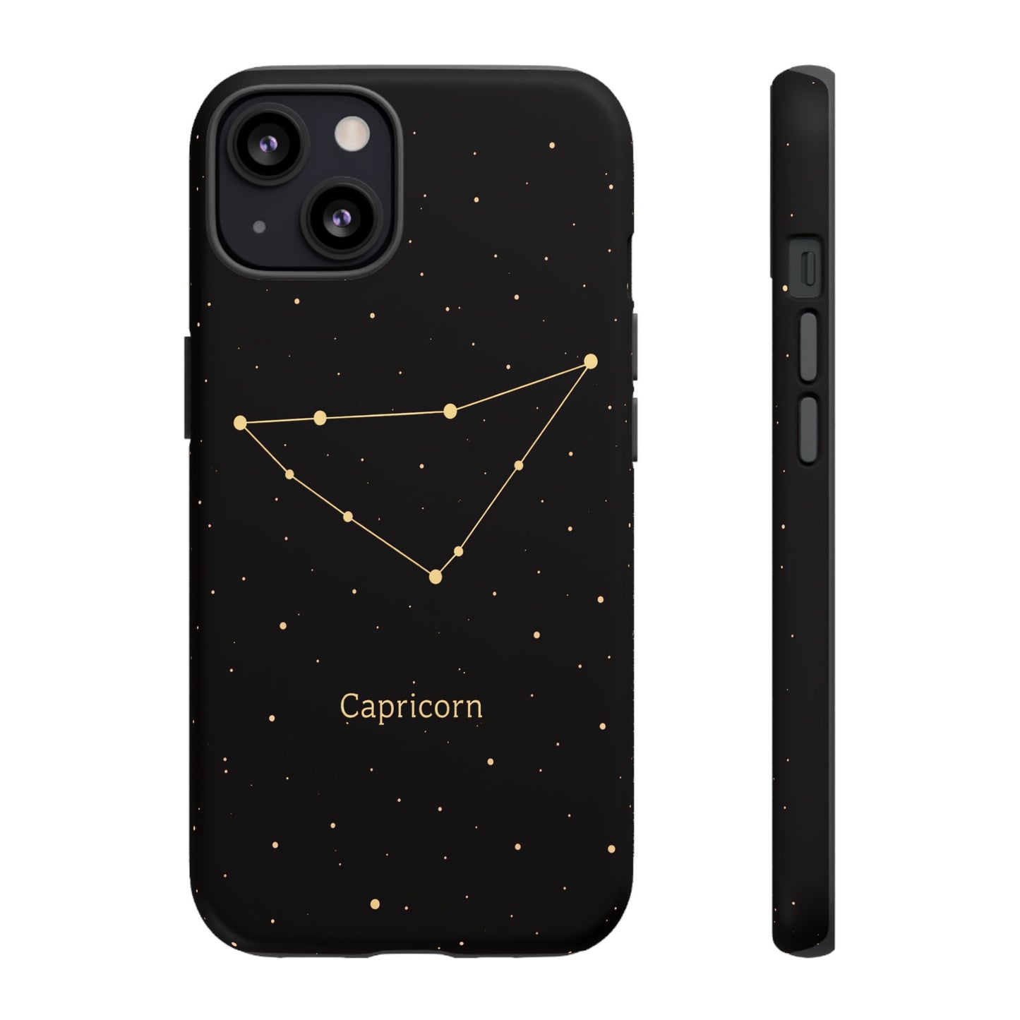Capricorn Zodiac Constellation Phone Case – Luxe Gold Celestial Cover