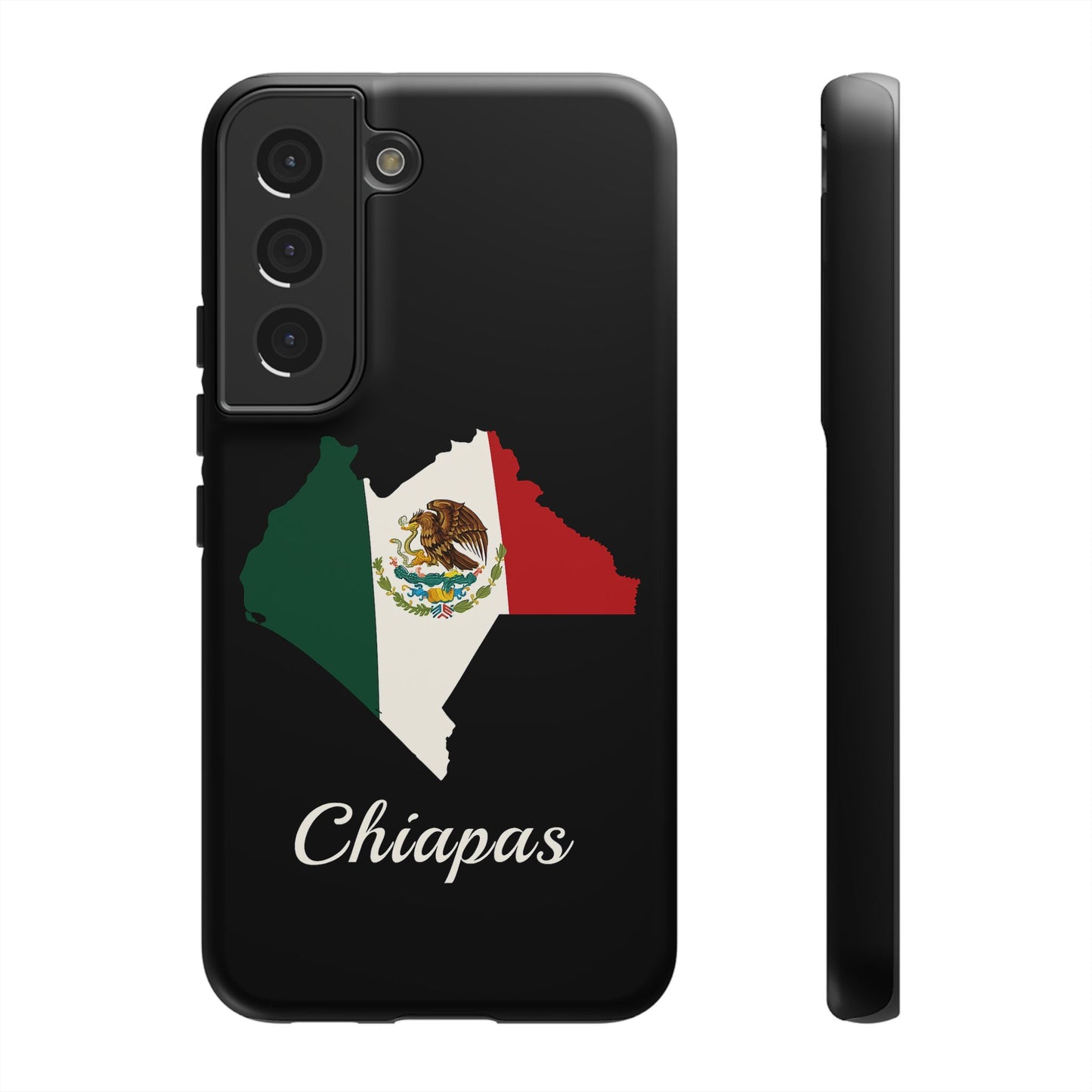 Chiapas Mexico Flag Map Phone Case | Mexican American Pride Tough Case for iPhone & Samsung