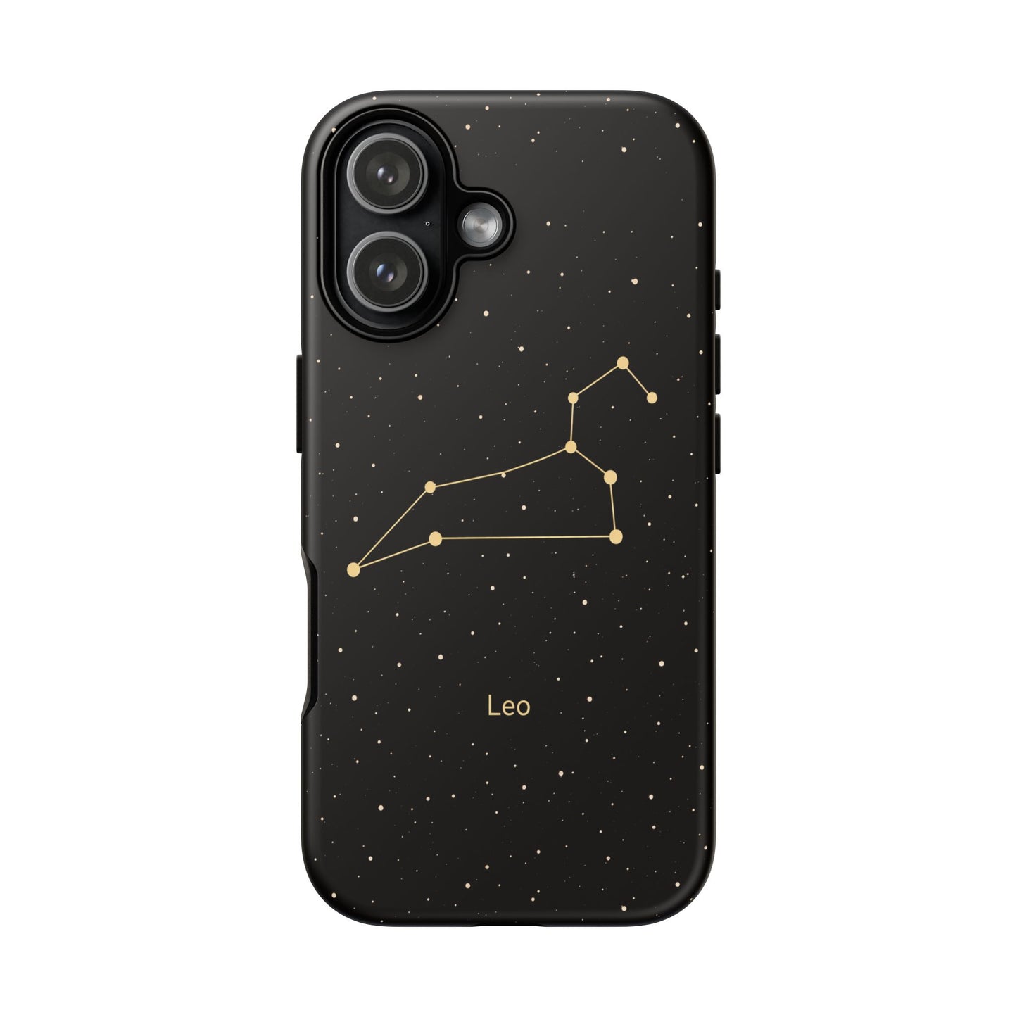Leo Zodiac Constellation Phone Case – Luxe Gold Celestial Cover