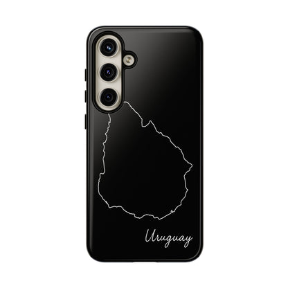 Uruguay Outline Phone Case – Minimal Country Map Tough Case (iPhone, Samsung, Pixel)