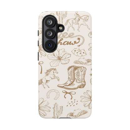 Western Cowgirl Phone Case for iPhone Samsung Galaxy Pixel Tough Case