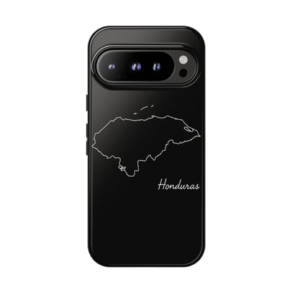 Honduras Outline Phone Case – Minimal Country Map Tough Case (iPhone, Samsung, Pixel)