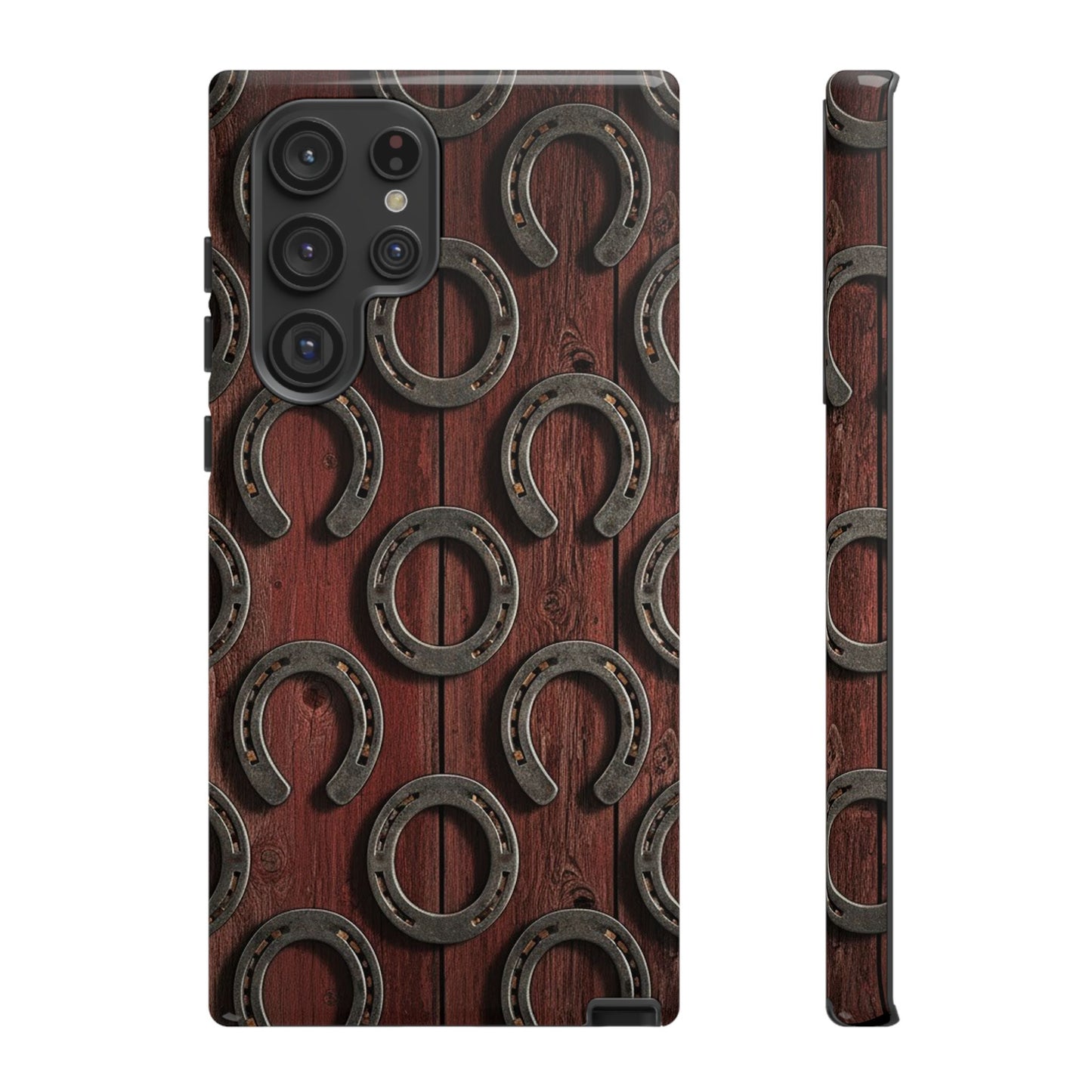Rustic Horseshoe Western Phone Case – Cowboy Country Ranch Tough Case