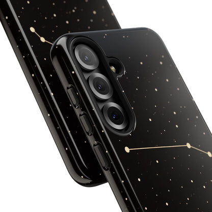 Aries Zodiac Constellation Phone Case – Luxe Gold Celestial Cover
