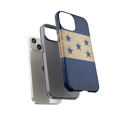 Honduras Flag Phone Case | Vintage Honduran Flag iPhone & Samsung Tough Protective Case