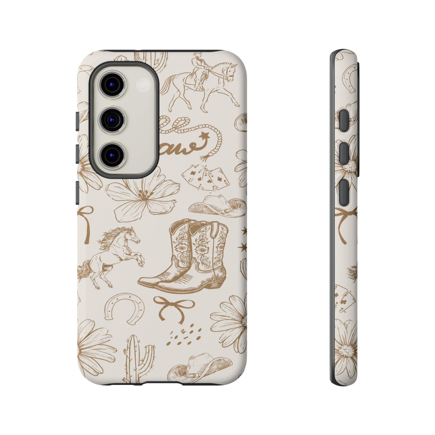 Western Cowgirl Phone Case for iPhone Samsung Galaxy Pixel Tough Case