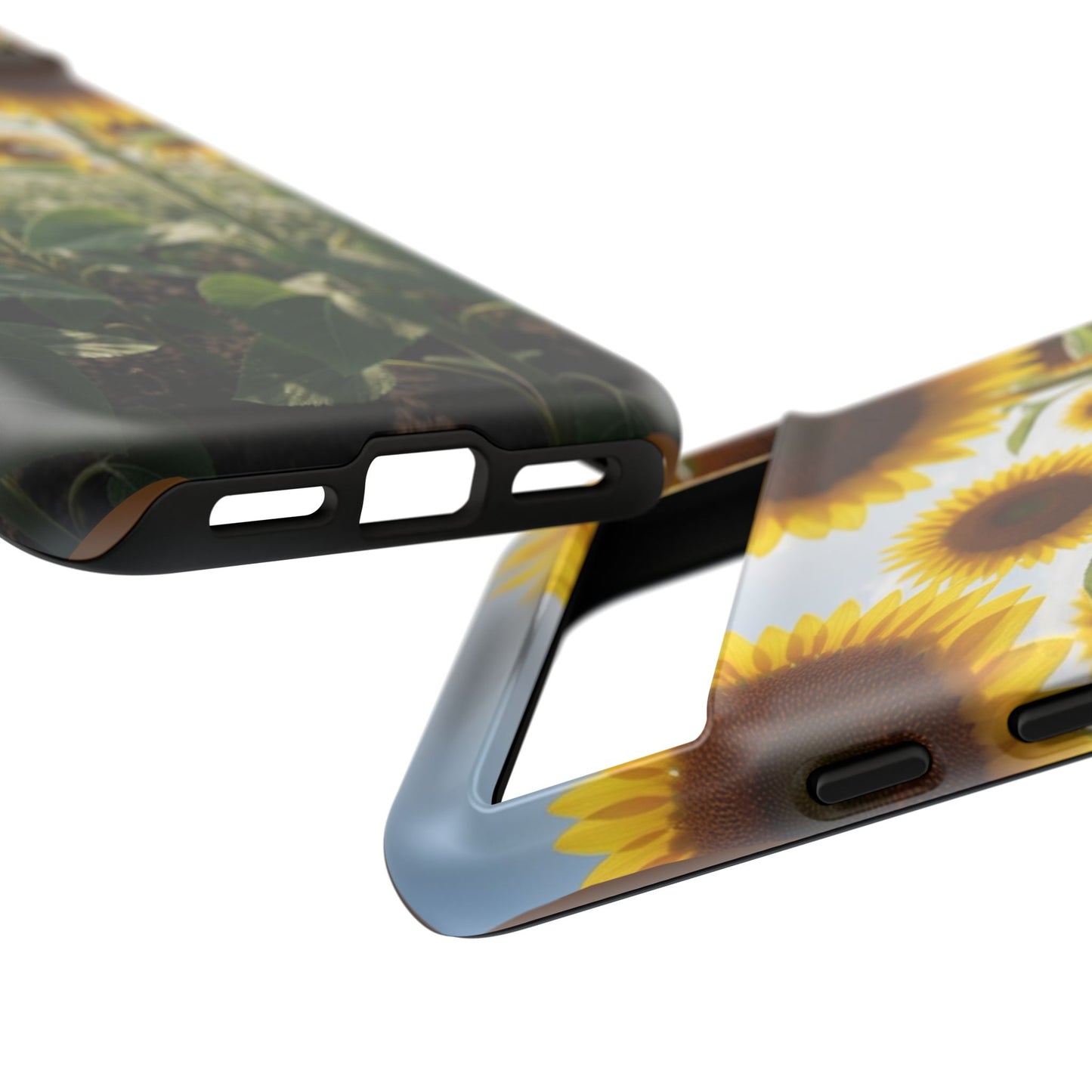 Sunflower Field Phone Case | Golden Hour Floral Aesthetic | Bright Summer Tough Case