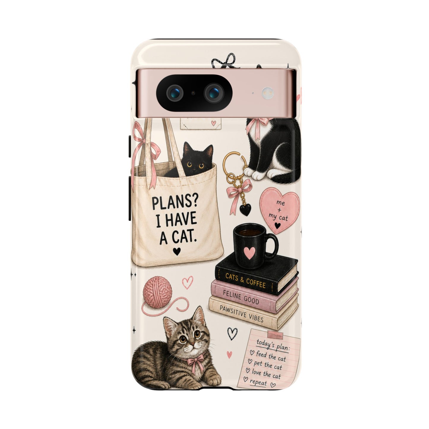 Cat Lover Phone Case | Plans? I Have A Cat Cute Aesthetic Cover