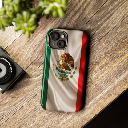 Mexico Flag Phone Case | Mexican Pride iPhone & Samsung Case | Tricolor Aesthetic Tough Protective Cover