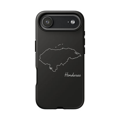 Honduras Outline Phone Case – Minimal Country Map Tough Case (iPhone, Samsung, Pixel)