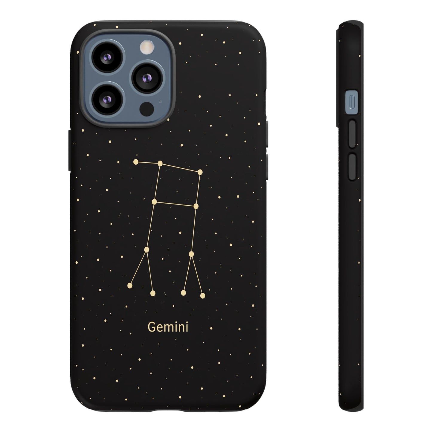 Gemini Zodiac Constellation Phone Case – Luxe Gold Celestial Cover