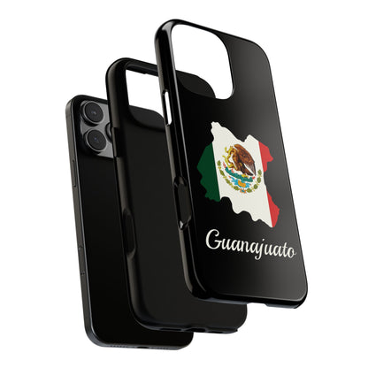 Guanajuato Mexico Flag Map Phone Case | Mexican American Pride Tough Case for iPhone & Samsung